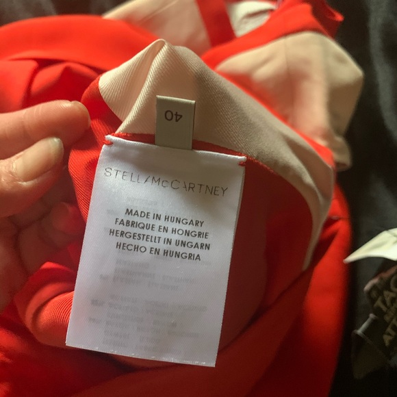 Stella McCartney Vermillion Cocktail Dress - Picture 10 of 13